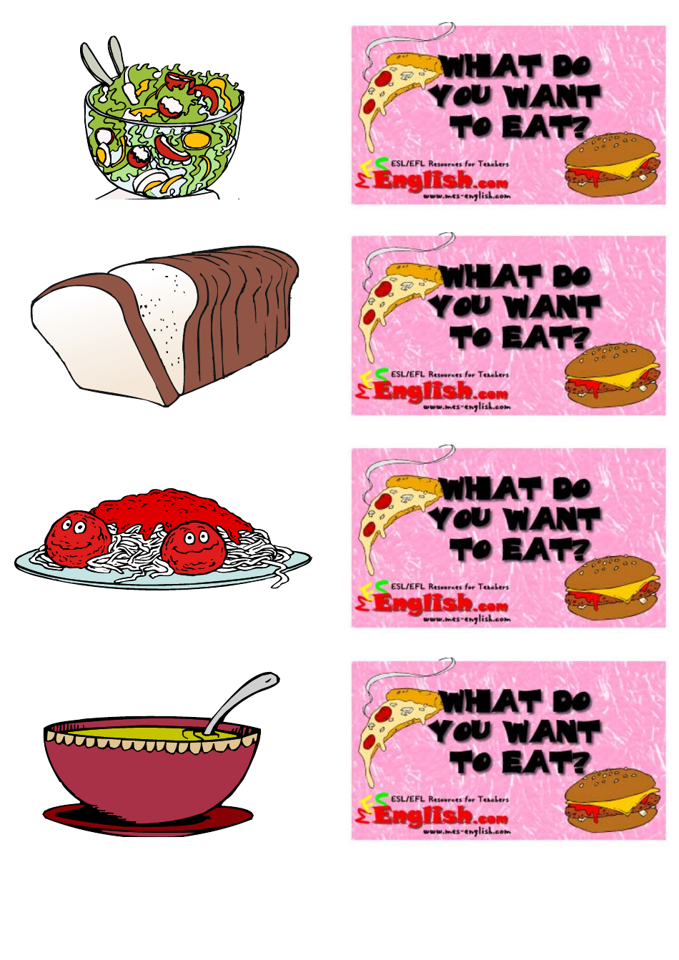 Food Flashcards, Page 1