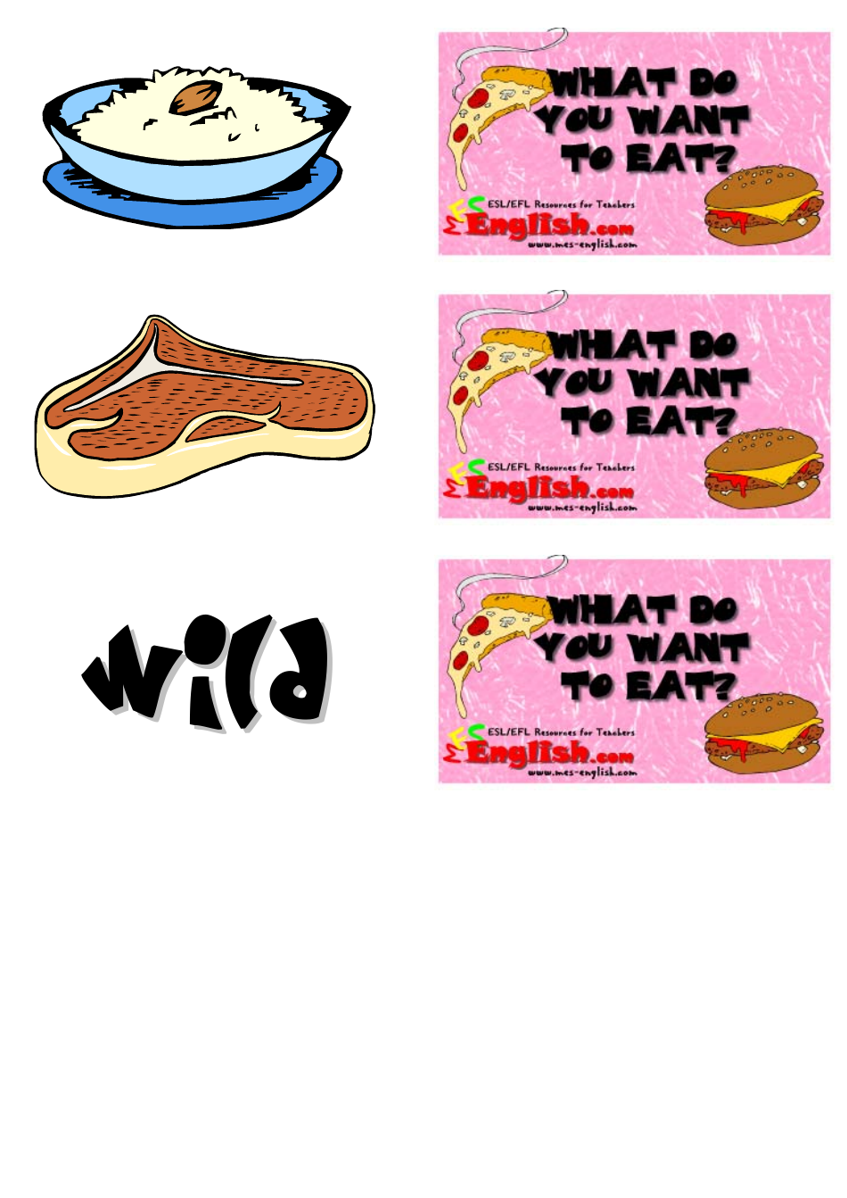 Food Flashcards, Page 5