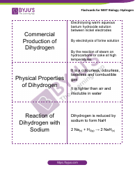 Neet Biology Flashcards - Hydrogen, Page 2