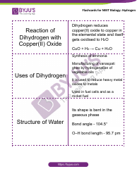 Neet Biology Flashcards - Hydrogen, Page 3