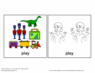 Sign Language Flashcards, Page 6