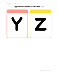 Uppercase English Alphabet Flashcards - Playworksheet: Play&amp;learn, Page 7