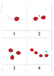 Document preview: Numbers 1-10 Flashcards - Ladybug