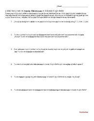 Document preview: Parent Survey: English Language Development Program - Washington (Marshallese)