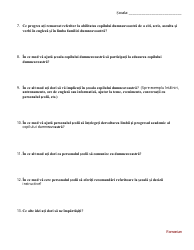 Parent Survey: English Language Development Program - Washington (Romanian), Page 2