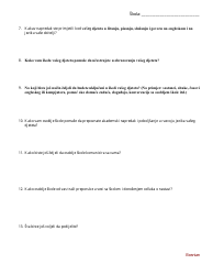 Parent Survey: English Language Development Program - Washington (Bosnian), Page 2