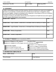 Form F-03161 Independent Living Supports Pilot: Application - Wisconsin, Page 6