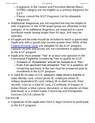 Form F-03161LP Independent Living Supports Pilot: Application - Large Print - Wisconsin, Page 3