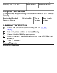 Form F-03161LP Independent Living Supports Pilot: Application - Large Print - Wisconsin, Page 6