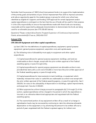 Ospi Capital Expenditure Request Form for 1003 Grant Funds - Washington, Page 3