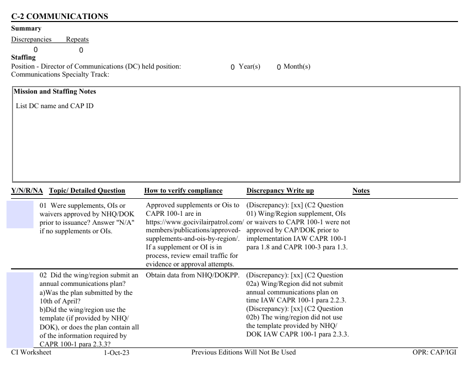 Form C-2 - Fill Out, Sign Online and Download Fillable PDF | Templateroller