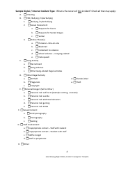 Cyberbullying/Digital Safety Incident Investigation Template - Draft - Washington, Page 4