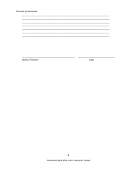 Cyberbullying/Digital Safety Incident Investigation Template - Draft - Washington, Page 8