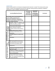 Skills Check for Pdas for Additional Care Authorized by Parent - Washington, Page 5