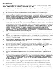 Fdch Provider Review Form - Child and Adult Care Food Program - Washington, Page 6