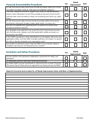 SFA-Fsmc Monitoring Form - Washington, Page 3