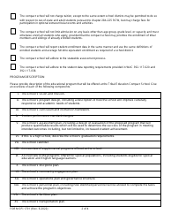 Form SPI1701 Tribal Education Compact Application - Washington, Page 2