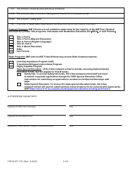 Form SPI1701 Tribal Education Compact Application - Washington, Page 3