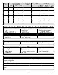 Application for Permit to Install, Reinstall or Alter an Elevator or Related Equipment - Nevada, Page 2