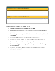 Student Growth Goal Teacher Reflection Tool - Washington, Page 2