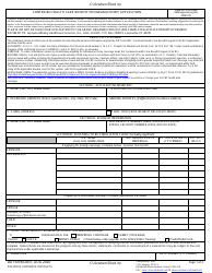 Document preview: DD Form 2837 Continued Health Care Benefit Program (Chcbp) Application