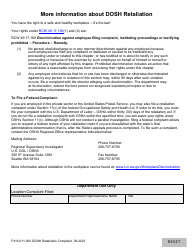 Form F416-011-000 Dosh Retaliation Complaint - Washington, Page 3