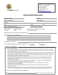 Document preview: Public Records Request Form - Montana