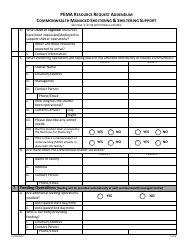 Pema Resource Request Addendum - Commonwealth Managed Sheltering &amp; Sheltering Support - Pennsylvania, Page 5