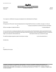 Document preview: Formulario ESA-1314B-S Notificacion De Queja Al Empleador - Arizona (Spanish)