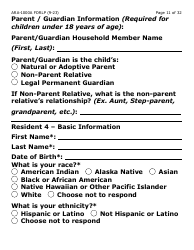Form ARA-1000A-LP Arizona Rental Assistance Manual Application - Arizona Rental Assistance Program - Large Print - Arizona, Page 11