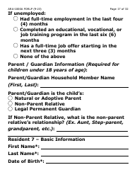 Form ARA-1000A-LP Arizona Rental Assistance Manual Application - Arizona Rental Assistance Program - Large Print - Arizona, Page 17