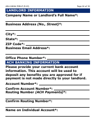 Form ARA-1000A-LP Arizona Rental Assistance Manual Application - Arizona Rental Assistance Program - Large Print - Arizona, Page 24
