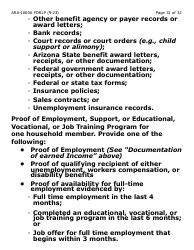 Form ARA-1000A-LP Arizona Rental Assistance Manual Application - Arizona Rental Assistance Program - Large Print - Arizona, Page 31