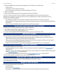 Form FAA-1530A Nutrition Assistance Able Bodied Adult Without Dependents (Abawd) Time Limits - Arizona, Page 3