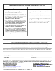 Document preview: Form SNAP4100 Supplemental Nutrition Assistance Program (Snap) Employment and Training (E&t) Opportunities and Obligations Notice - Florida