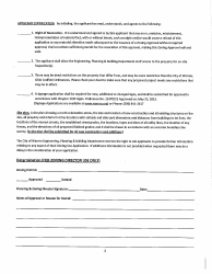 Zoning Use Approval Application - City of Warren, Ohio, Page 2