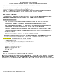 Security Guard Training Waiver Application - Security Guard Program - New York, Page 3
