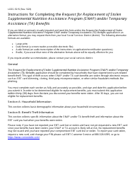Form LDSS-5215 Request for Replacement of Stolen Supplemental Nutrition Assistance Program (Snap) and/or Temporary Assistance (Ta) Benefits - New York, Page 3