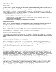 Form LDSS-5215 Request for Replacement of Stolen Supplemental Nutrition Assistance Program (Snap) and/or Temporary Assistance (Ta) Benefits - New York, Page 4