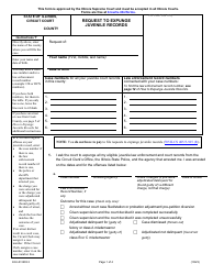 Document preview: Form EXJ-R3203.3 Request to Expunge Juvenile Records - Illinois