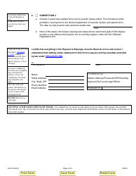 Form EXJ-R3203.3 Request to Expunge Juvenile Records - Illinois, Page 4