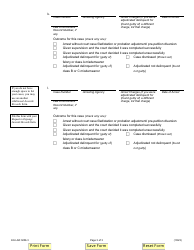 Form EXJ-AR3206.3 Additional Juvenile Records - Illinois, Page 3