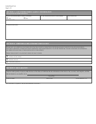 Form CGCC-CH7-08 Incident Report Form - California, Page 3