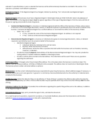 Amended Certificate of Formation - Professional Limited Liability Company - Washington, Page 2