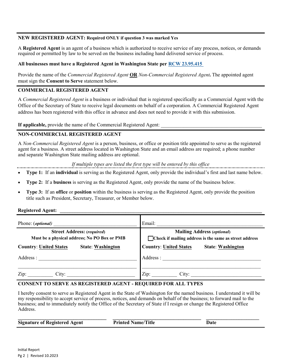 Initial Report - Washington, Page 4