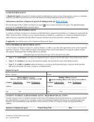 Certificate of Limited Liability Partnership - Washington, Page 4