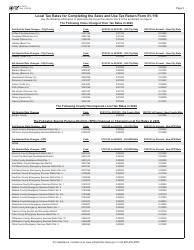 Form 01-790 Worksheet for Completing the Sales and Use Tax Return Forms 01-114, 01-115 and 01-116 - Texas, Page 3