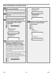 Form WFP1 Winter Fuel Payment Application Form - United Kingdom, Page 5