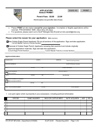 Form SLAP22.09 Eagle Permit Application - Nevada