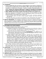 TREC Form 20-17 One to Four Family Residential Contract (Resale) - Texas, Page 6